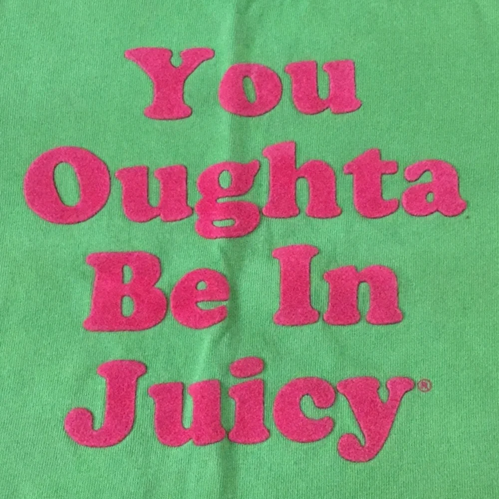 Juicy Couture Girls Kids Green and Pink Short Sleeve Tee 4 - Picture 2 of 6